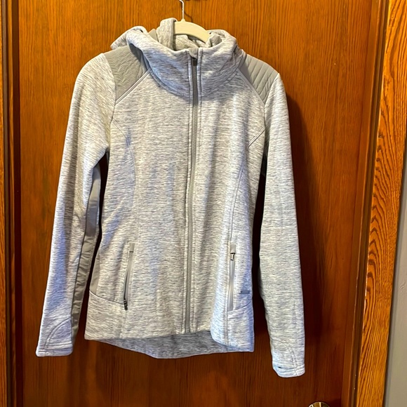 Athleta grey full-zip sweatshirt - Picture 1 of 1